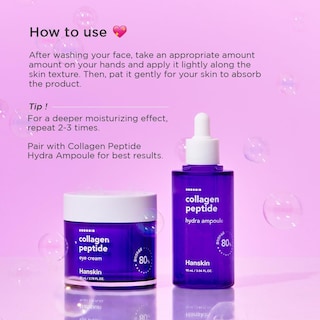 Foto 5 | Foto 5 | Crema Para Ojos Hanskin Collagen Peptide 80 Ml Antienvejecimiento - Venta Internacional.