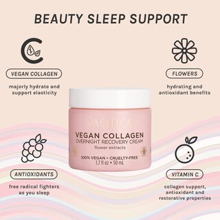 Foto 2 | Foto 2 | Crema De Recuperación Nocturna Pacifica Vegan Collagen 50 Ml - Venta Internacional.