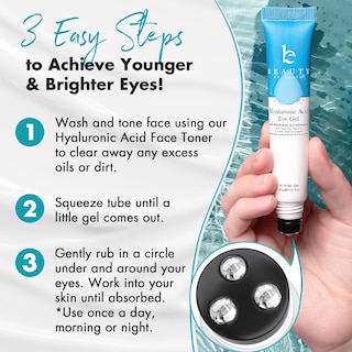 Foto 4 | Foto 4 | Gel Para Ojos Beauty By Earth Con Ácido Hialurónico Antienvejecimiento - Venta Internacional.