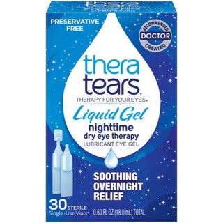 Foto 1 | Foto 1 | Eye Drops Theratears Liquid Gel Nighttime 30 Ampollas De Un Solo Uso - Venta Internacional.