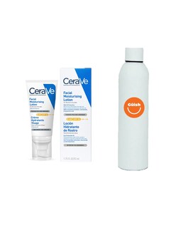 Foto 1 | Foto 1 | Loción Hidratante De Rostro Cerave Fps30 + Termo De Agua De Regalo Güish