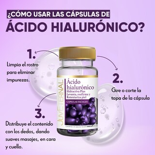 Foto 4 | Foto 4 | Cápsulas Faciales Ácido Hialurónico 90 Caps