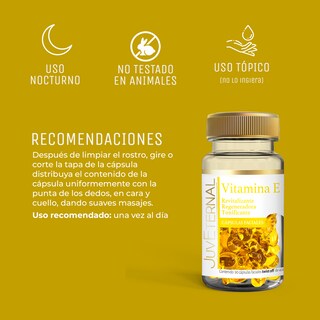 Foto 5 | Foto 5 | Cápsulas Faciales de Vitamina E Juveternal 2x1 90 cápsulas c/u Twist-Off Antioxidantes Hidratantes y Revitalizantes
