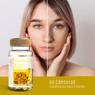 Foto 6 | Foto 6 | Cápsulas Faciales de Vitamina E Juveternal 2x1 90 cápsulas c/u Twist-Off Antioxidantes Hidratantes y Revitalizantes