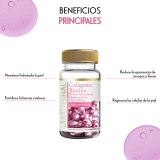 Foto 6 | Foto 6 | Duo Cápsulas Faciales Colágeno Biotina Ácido Hialurónico Juveternal 90 Cápsulas Efecto Lifting