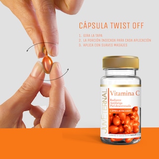 Foto 5 | Foto 5 | JUVETERNAL Dúo Cápsulas Faciales Vitamina E + Cápsulas Faciales Vitamina C, 90 cápsulas c/u