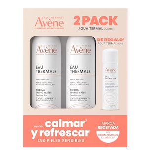 Foto 1 | Foto 1 | Kit Agua Termal Avene 2 piezas de 300ml + 50ml