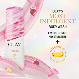Foto 3 | Foto 3 | Gel De Baño Olay Indulgent Moisture Para Mujer Con Vitamina B3, 600 Ml - Venta Internacional.