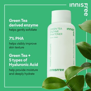 Foto 3 | Foto 3 | Tonificador Innisfree, Enzima De Té Verde Pha Con Ácido Hialurónico, 200 Ml - Venta Internacional.