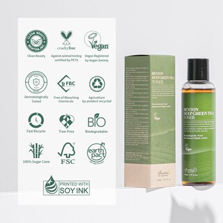 Foto 6 | Foto 6 | Tónico Benton Deep Green Tea 150 Ml (5.07 Fl.oz) Para Rostro - Venta Internacional.