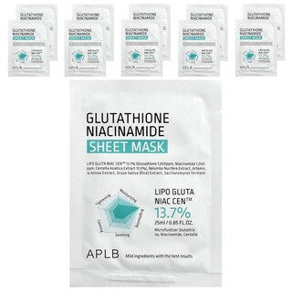 Foto 1 | Foto 1 | Mascarilla Aplb Glutatión Niacinamida 25 Ml 10 Hojas - Venta Internacional.
