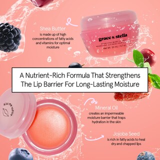 Foto 4 | Foto 4 | Mascarilla De Labios Grace & Stella Kiss Me Softly Nourishing Berry - Venta Internacional.