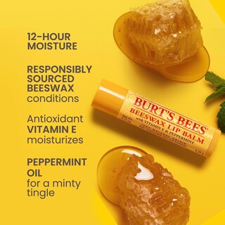 Foto 2 | Foto 2 | Bálsamo Labial Burt's Bees Original Bees Beeswax, 12 Tubos, 4,25 Ml - Venta Internacional.