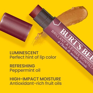 Foto 2 | Foto 2 | Set De Bálsamo Labial Burt's Bees Shimmer Fig Lip Balm Stick, Paquete De 4 - Venta Internacional.