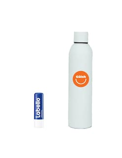 Foto 1 | Foto 1 | Bálsamo Labial Labello Protector Humectante + Termo De Agua De Regalo Güish