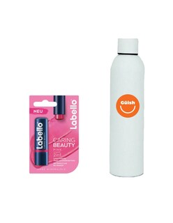 Foto 1 | Foto 1 | Bálsamo Labial Labello Caring Beauty 2 En 1 Color Pink + Termo Güish Gratis