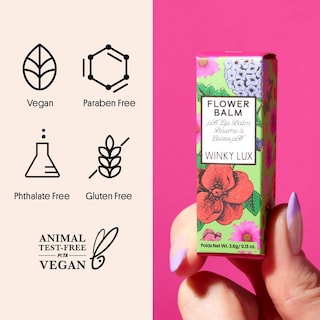 Foto 5 | Foto 5 | Bálsamo Labial Winky Lux Flower Balm, Ph Que Cambia De Color, Vegano, Rosa - Venta Internacional.
