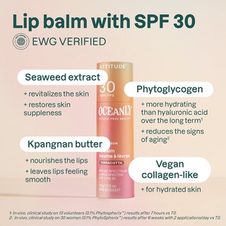 Foto 3 | Foto 3 | Bálsamo Labial Attitude Oceanly Tinted Spf 30, Vegano, Sin Perfume, 8 Ml - Venta Internacional.