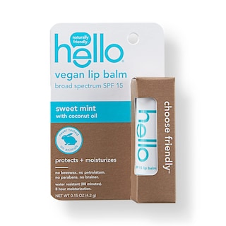Foto 2 | Foto 2 | Bálsamo Labial Hello Moisturizing Vegan Spf 15 Sweet Mint 4.4 Ml - Venta Internacional.