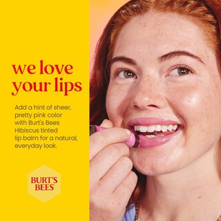 Foto 5 | Foto 5 | Bálsamo Para Labios Burt's Bees, Suave Y Duradero, Con Forma De Hibisco, Paquete De 2 - Venta Internacional.