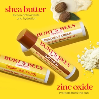 Foto 3 | Foto 3 | Bálsamo Labial Burt's Bees Beaches & Cream Sun Care Spf 30 (paquete De 3) - Venta Internacional.