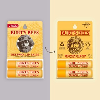 Foto 2 | Foto 2 | Bálsamo Labial Burt's Bees Original Beeswax Con Vitamina E Y Menta - Venta Internacional.