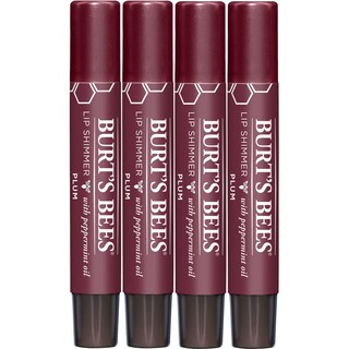 Foto 1 | Foto 1 | Bálsamo Labial Burt's Bees Shimmer Plum En Barra, Paquete De 4 - Venta Internacional.