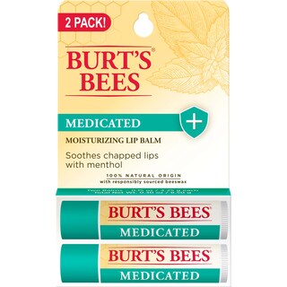 Foto 1 | Foto 1 | Bálsamo Labial Burt's Bees Medication Con Mentol Y Eucalipto, Paquete De 2 - Venta Internacional.