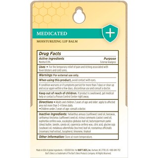 Foto 5 | Foto 5 | Bálsamo Labial Burt's Bees Medication Con Mentol Y Eucalipto, Paquete De 2 - Venta Internacional.