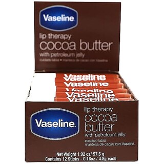 Foto 1 | Foto 1 | Bálsamo Labial Vaseline Lip Therapy, Manteca De Cacao, Paquete De 12 - Venta Internacional.