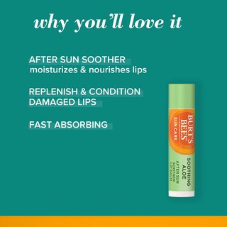 Foto 2 | Foto 2 | Bálsamo Labial Burt's Bees Tinted Spf30, Paquete De 3 Unidades Con Aloe Vera Para Después Del Sol - Venta Internacional.