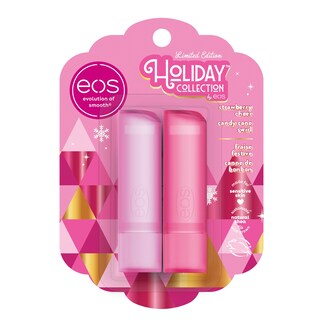 Foto 1 | Foto 1 | Bálsamo Labial Eos Holiday Strawberry Cheer & Candy Cane Swirl, 4 Ml X 2 - Venta Internacional.