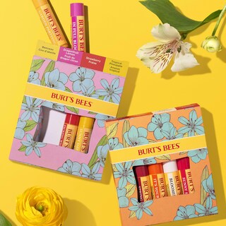 Foto 3 | Foto 3 | Set De Bálsamo Labial Burt's Bees In Full Bloom Original Bees Wax Paquete De 4 - Venta Internacional.