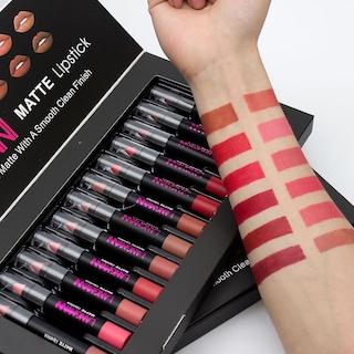 Foto 2 | Foto 2 | Set De Maquillaje Bases Y Correctores 12 Unidades Lápiz Labial Impermeable - Venta Internacional.