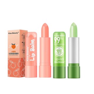 Foto 1 | Foto 1 | Bálsamo Labial Huoguo Aloe Vera Anti-secante Hidratante Resistente Al Agua - Venta Internacional.