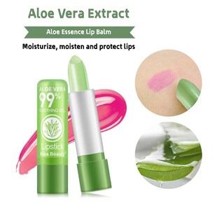 Foto 5 | Foto 5 | Bálsamo Labial Huoguo Aloe Vera Anti-secante Hidratante Resistente Al Agua - Venta Internacional.