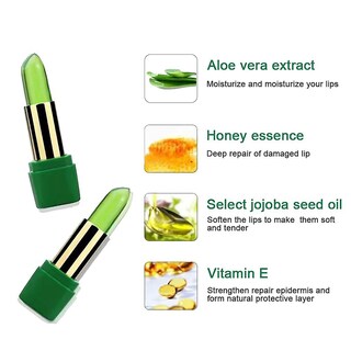 Foto 4 | Foto 4 | Lápiz Labial Bálsamo Labial Gel De Aloe Gelatina Camaleón Cambio De Temperatura - Venta Internacional.