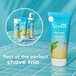 Foto 7 | Foto 7 | Crema De Afeitar Gillette Venus Smooth + Olay Women 180 Ml X3 - Venta Internacional.