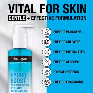 Foto 7 | Foto 7 | Limpiador Facial Neutrogena Hydro Boost Gel Con Ácido Hialurónico - Venta Internacional.