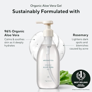 Foto 3 | Foto 3 | Gel De Aloe Vera Aromatica Orgánico/calmante 300 Ml - Venta Internacional.