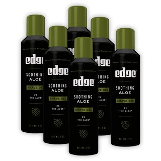 Foto 1 | Foto 1 | Gel De Afeitar Edge Soothing Aloe Para Hombre, 177 Ml (paquete De 6) - Venta Internacional.
