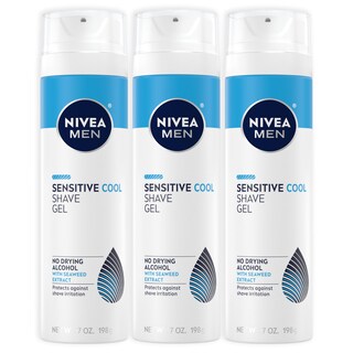 Foto 1 | Foto 1 | Gel De Afeitar Nivea Men Sensitive Cool Con Algas Marinas, 210 Ml, Paquete De 3 - Venta Internacional.