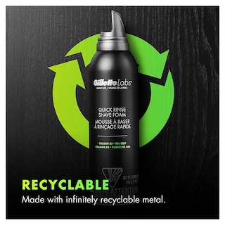 Foto 6 | Foto 6 | Espuma De Afeitar Gillette Labs Quick Rinse, Ligera, 240 Ml, Para Hombre - Venta Internacional.