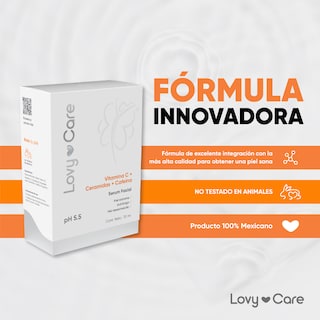 Foto 4 | Foto 4 | Pack Crema Facial Lovy Care 002PN015 Vitamina C + Ácido Hialurónico & Seum Vitamina C + Ceramidas + Cafeína