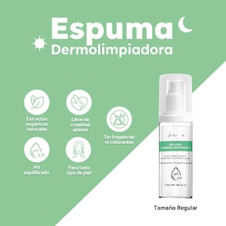 Foto 5 | Foto 5 | Kit Facial She is Skincare Rejuvenecedor Sérum Ác. Hialurónico + Espuma Dermolimpiadora