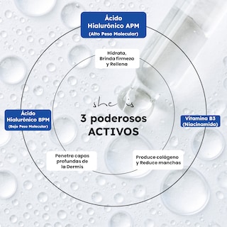 Foto 7 | Foto 7 | Kit Facial She is Skincare Rejuvenecedor Sérum Ác. Hialurónico + Espuma Dermolimpiadora
