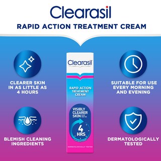 Foto 5 | Foto 5 | Crema Facial Clearasil Ultra Rapid Action 25 Ml - Venta Internacional