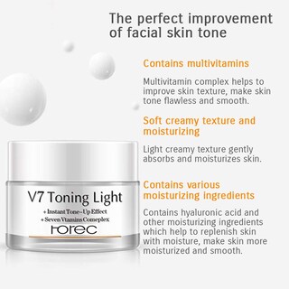 Foto 3 | Foto 3 | Crema Bioaqua V7 Tonificante Light Con Complejo Multivitamínico 50 G - Venta Internacional.
