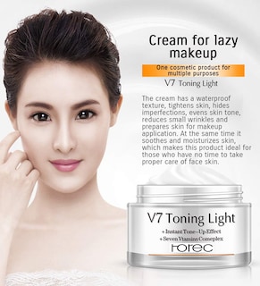 Foto 6 | Foto 6 | Crema Bioaqua V7 Tonificante Light Con Complejo Multivitamínico 50 G - Venta Internacional.