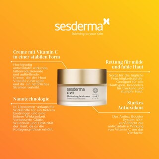 Foto 3 | Foto 3 | Crema Facial Hidratante Sesderma C-vit Vitamina C 50 Ml Seca - Venta Internacional.